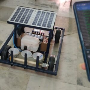 HVS-5085. Bluetooth Based Agriculture Robot.