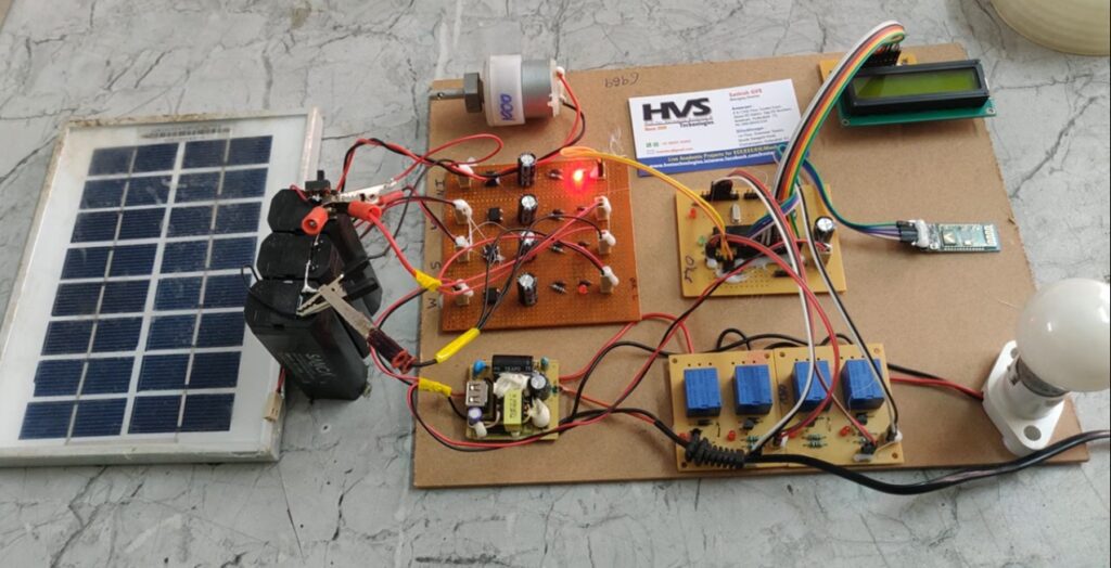 HVS-5086. Bluetooth Based Auto Power Supply Control From 4 Different Sources Using PIC Microcontroller