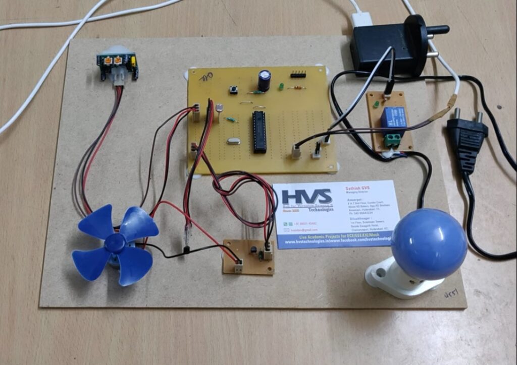HVS-1215. Automatic Room Illumination and Fan Speed Control Based on LDR And Temperature Sensor with Respect to Human Presence