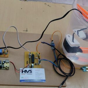 HVS-1003. Soil moisture& temperature based irrigation water pump controlling system.