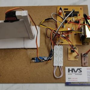HVS-1186. Automatic Door opening and Room Illumination Control system using IR and LDR sensors.