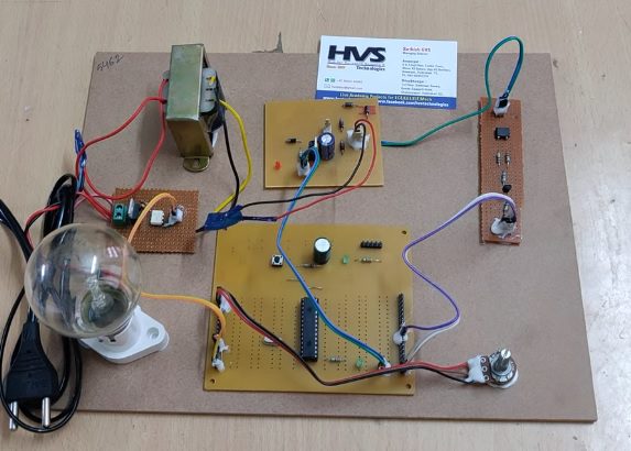 HVS-1193. Triac and zero crossing detector based lamp dimmer.