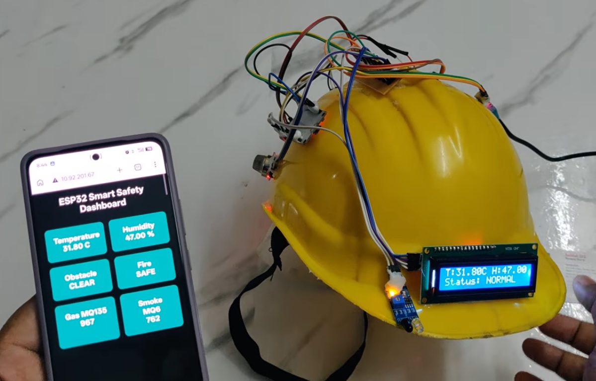 HVS-5002. IoT based Safety Helmet for Coal-Mine Workers.