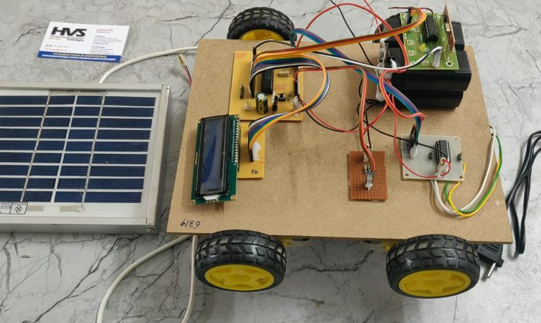 HVS-1372. Smart Host Microcontroller For Optimal Battery Charging In A Solar-Powered Robotic Vehicle