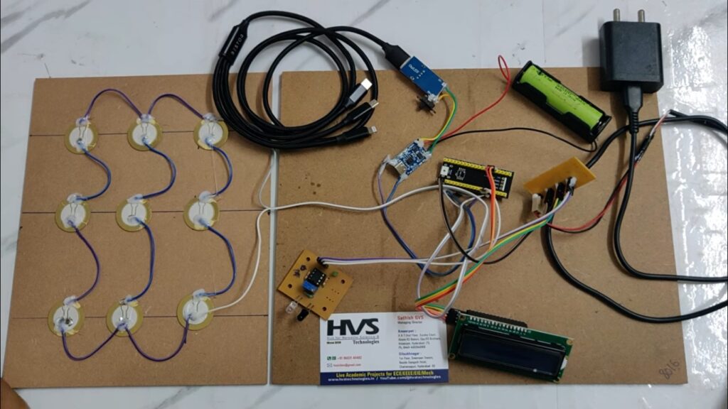 HVS-5004. Power Generation from Bus Seat Vibrations with passengers Count using STM32.