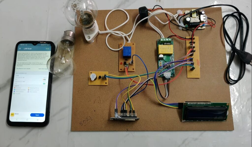 HVS-5008. Automated prepaid Energy Meter using ESP32 With email Alerts.