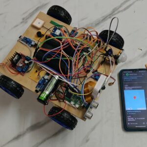 HVS-5011. Advanced Night patrolling Robot with video Email, SMS Alerts and Obstacle Avoiding.