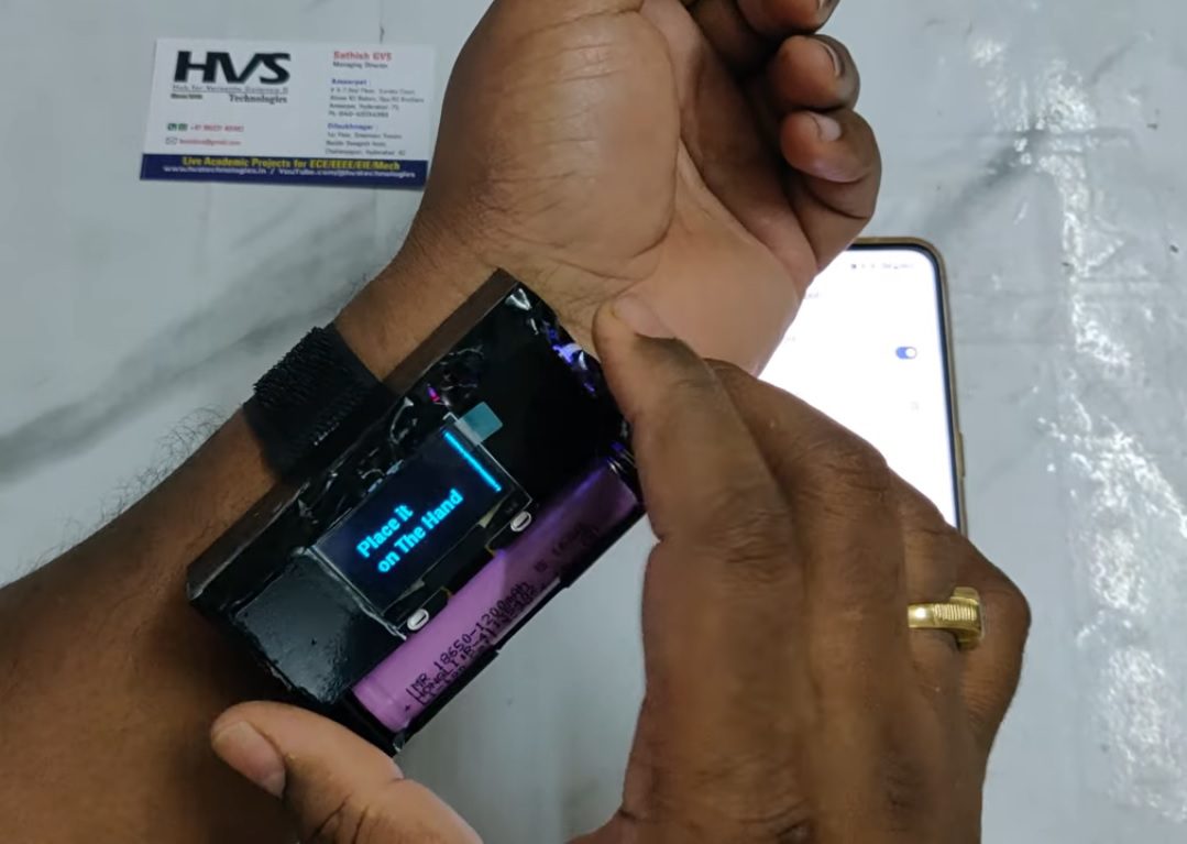 HVS-5016. IoT Non-invasive Glucometer with Heart Rate, SPO2 and Temperature to Thingspeak Storing.