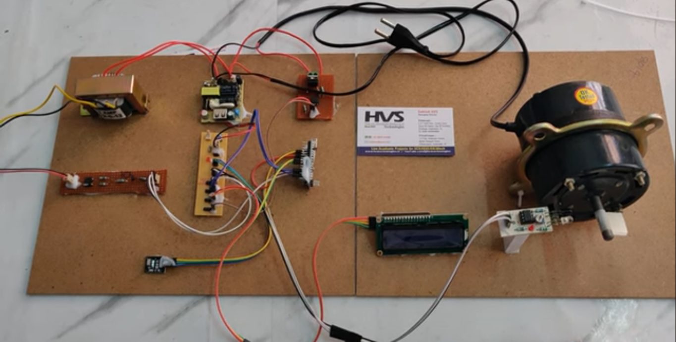 HVS-5018. Thyristor power control of single phase induction motor using IR Remote