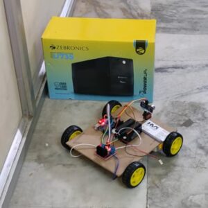 HVS-5019. Obstacle Avoiding car using Ultrasonic sensor | Intelligent Path Finder.