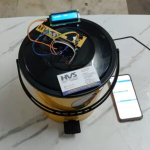 HVS-5022. IoT Smart Dustbin with Level Monitoring on Thingspeak and Email Alerts.