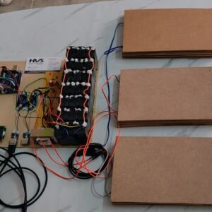 HVS-5025. Foot Step Power generation using Piezoelectric Plates and Mobile charging Station
