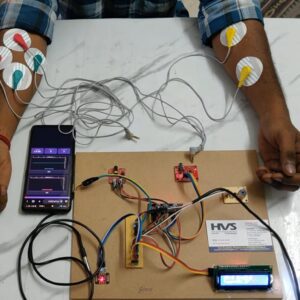 HVS-5047. Bio-Medical signal Instrumentation using ESP32.