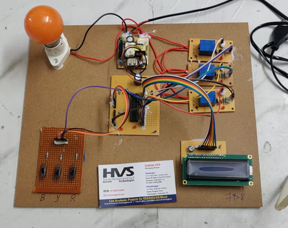 HVS-1189. Microcontroller based automatic active Phase selector for single phase load from three phase supply.