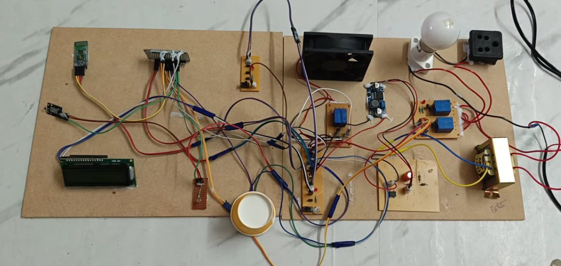 HVS-5067. Voice Based Home Automation Using Bluetooth and Remote ESP32.