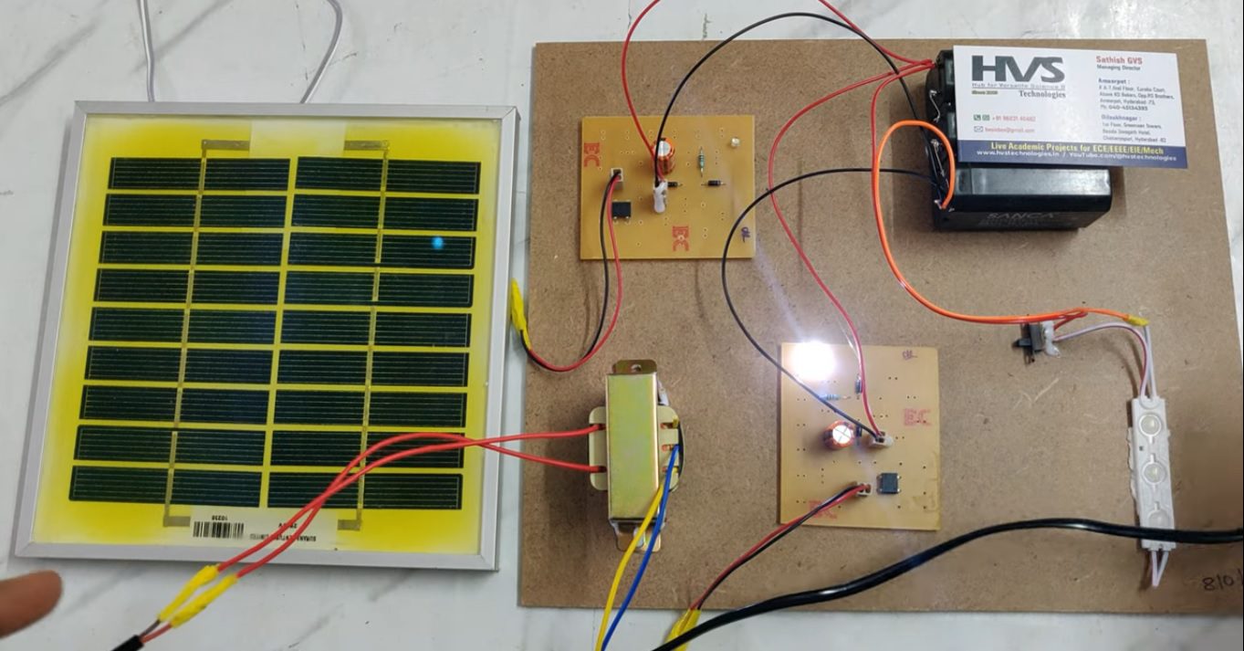 HVS-5068. Solar power Battery Charging with Reverse Current Protection.