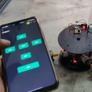 HVS-5069. Omni Wheel Robot 🤖 - Manual and Automatic Mode with Gas Detection.