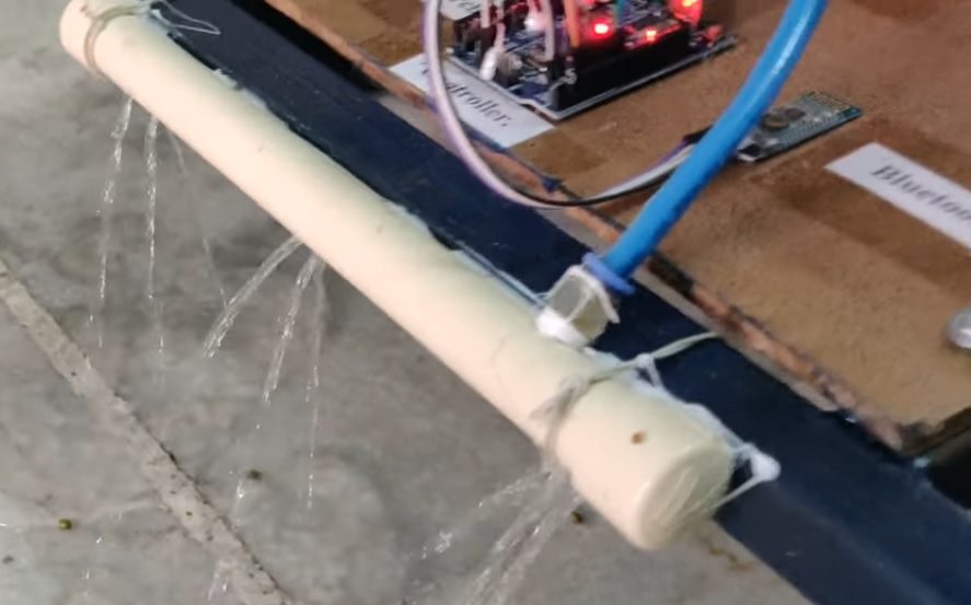 HVS-5085. Bluetooth Based Agriculture Robot.