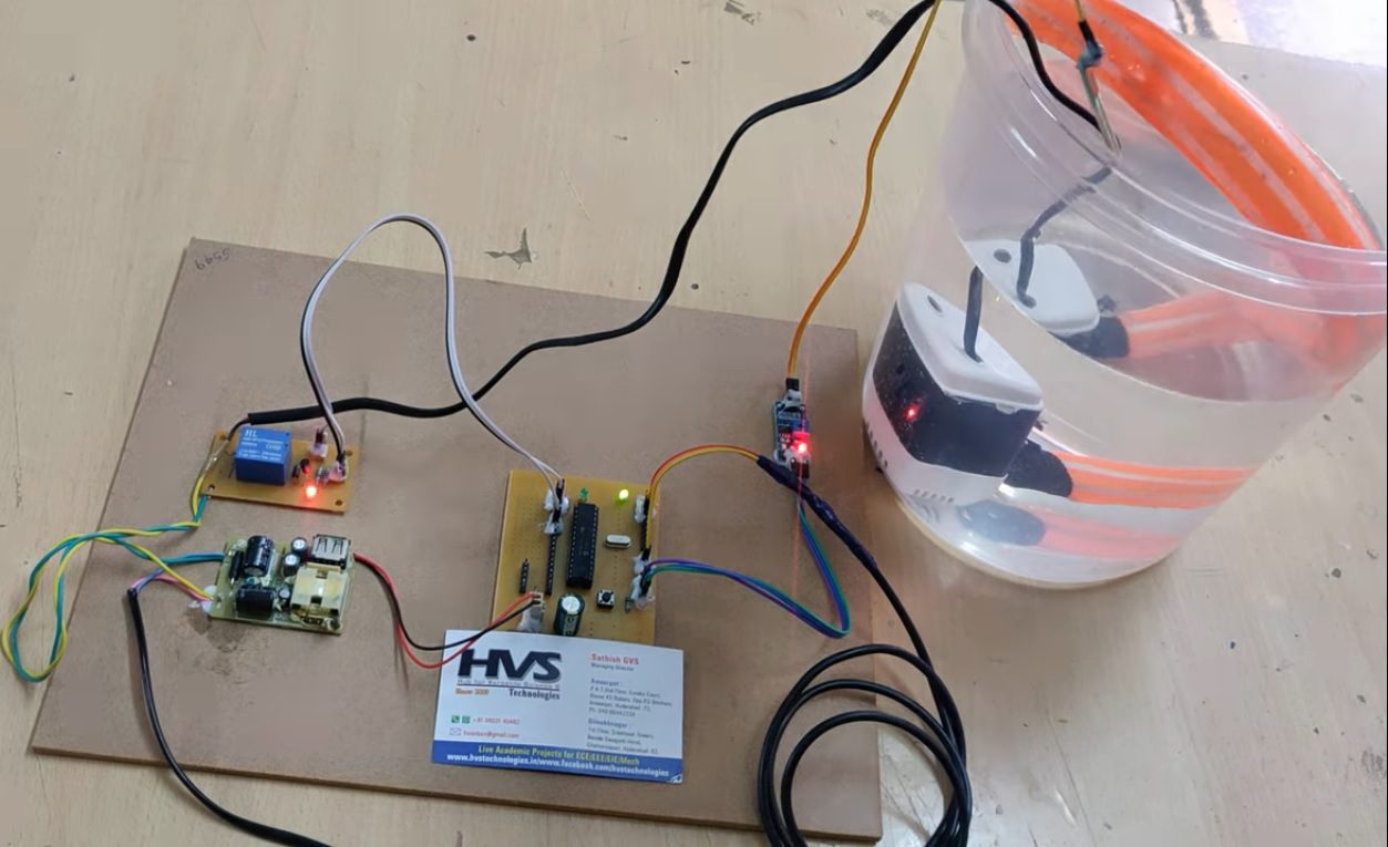 HVS-1003. Soil moisture& temperature based irrigation water pump controlling system.