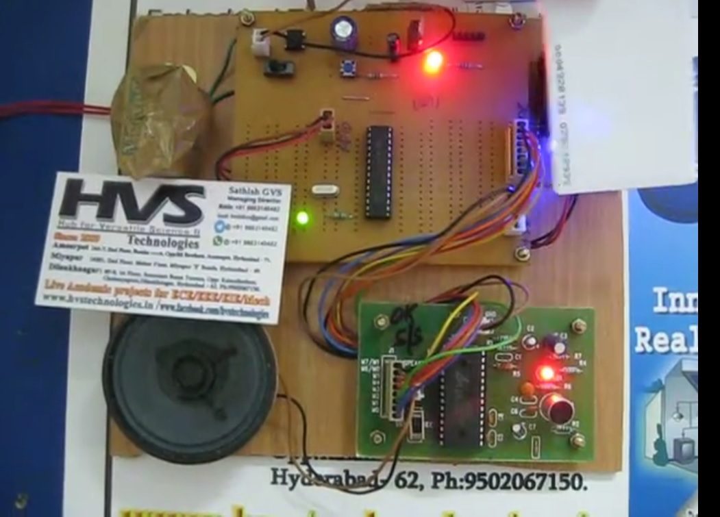 HVS-1051. RFID based bus name announcement system.