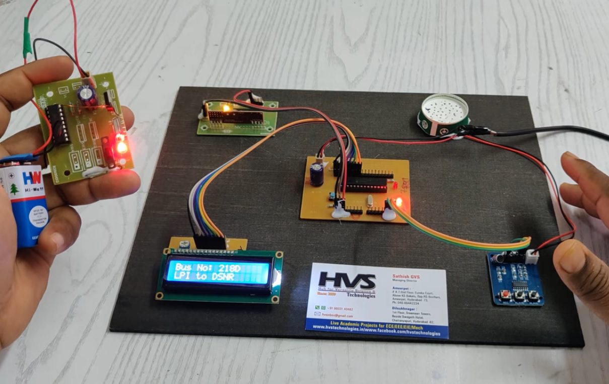 HVS-1242. Automatic Bus Information Announcement and Display System.