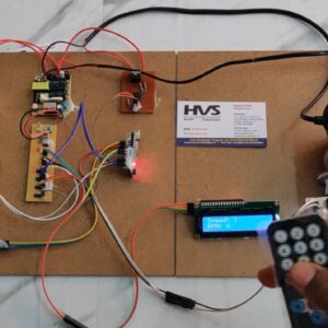 HVS-5018. Thyristor power control of single phase induction motor using IR Remote
