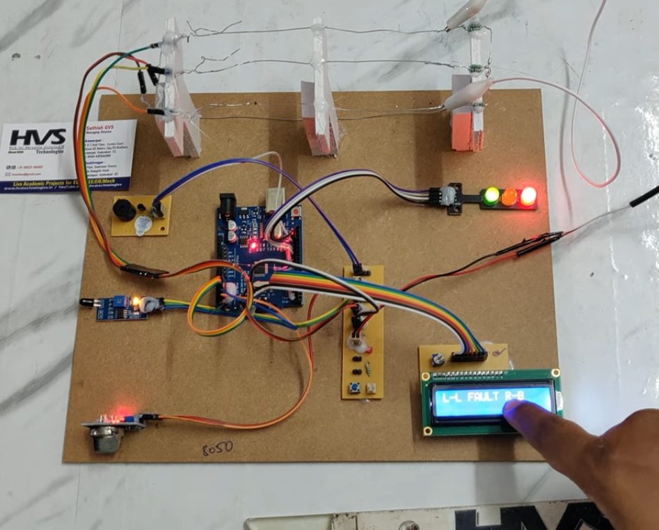HVS-5030. Transmission Line Fault Detection Along with Fire and Smoke.