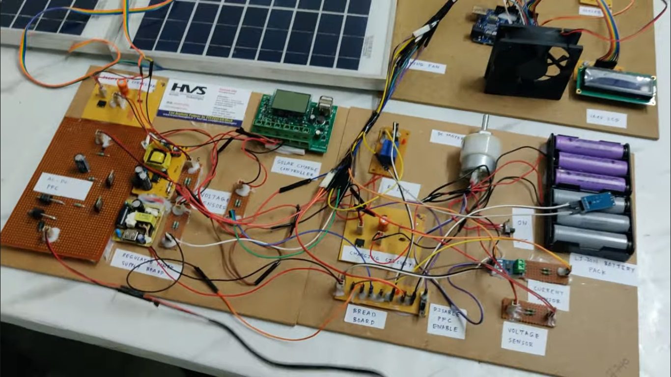 HVS-5034. A Single-Stage Bridgeless PFC Charger With Enhanced Power Quality for LEV-Mounted Solar PV Panel