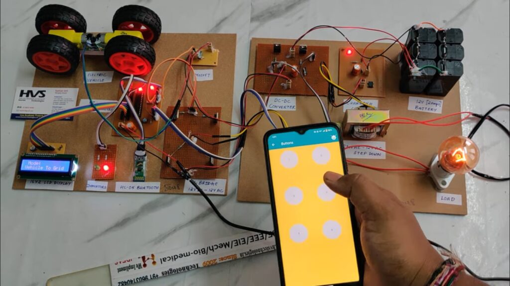 HVS-5036. Vehicle To Grid - Grid to Vehicle Bidirectional Energy Transfer through Bluetooth V2G G2V