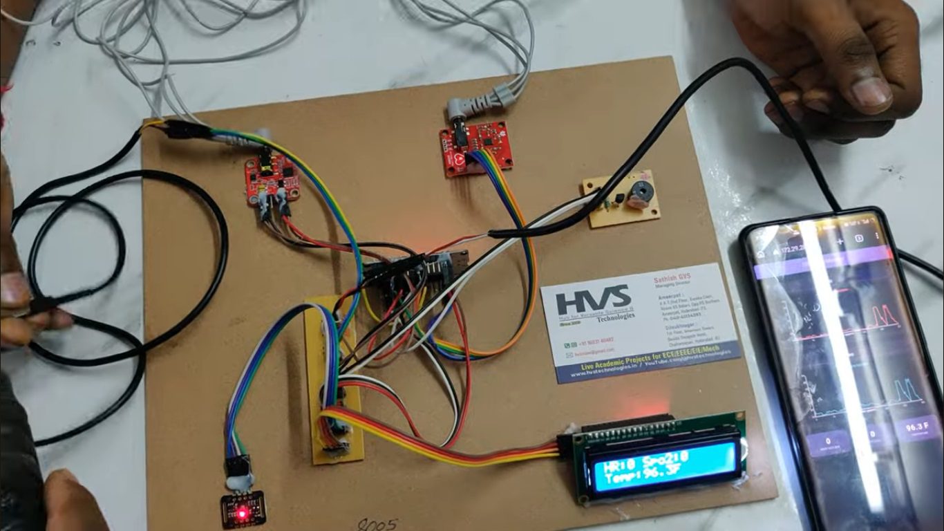 HVS-5047. Bio-Medical signal Instrumentation using ESP32.