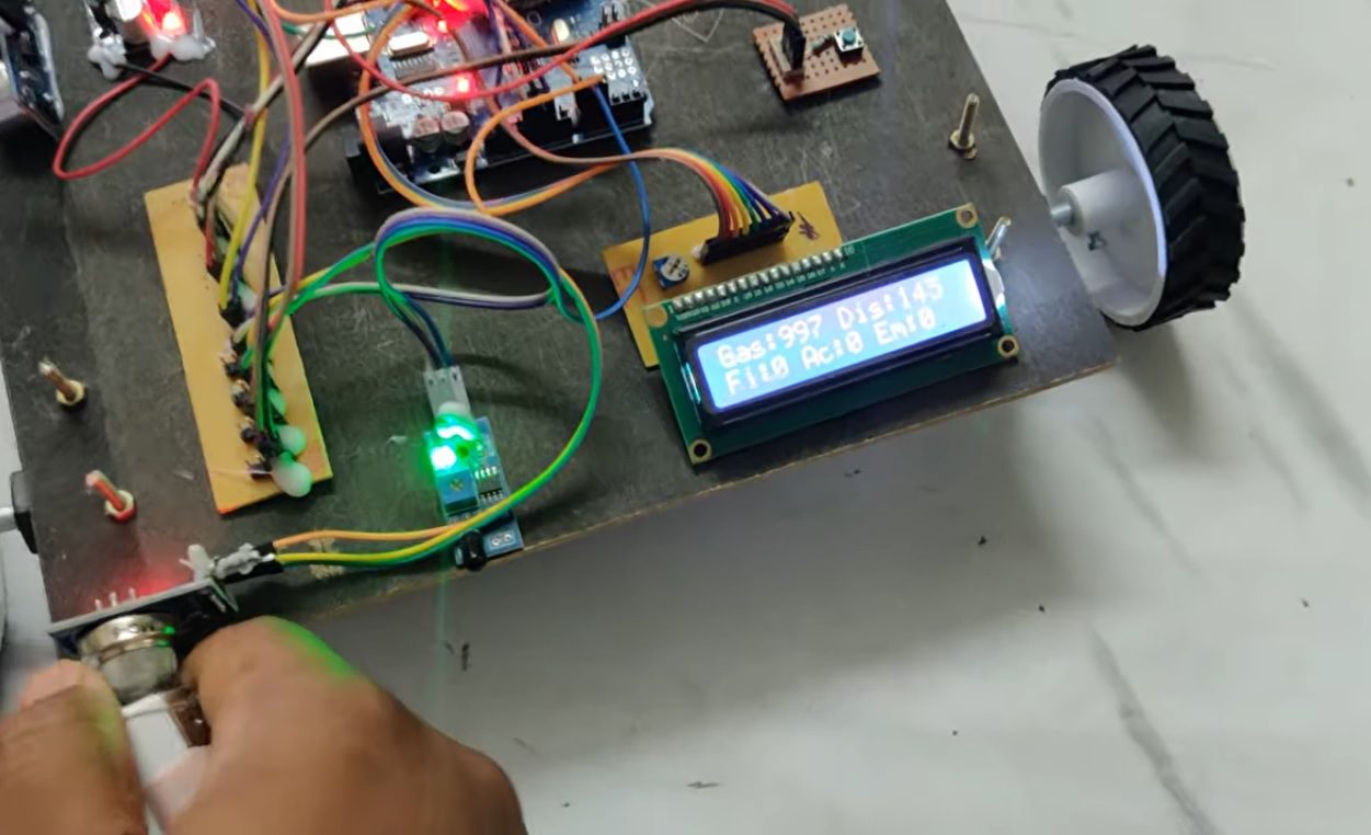 HVS-5081. IoT based Vehicle to vehicle communication using Li-Fi technology.