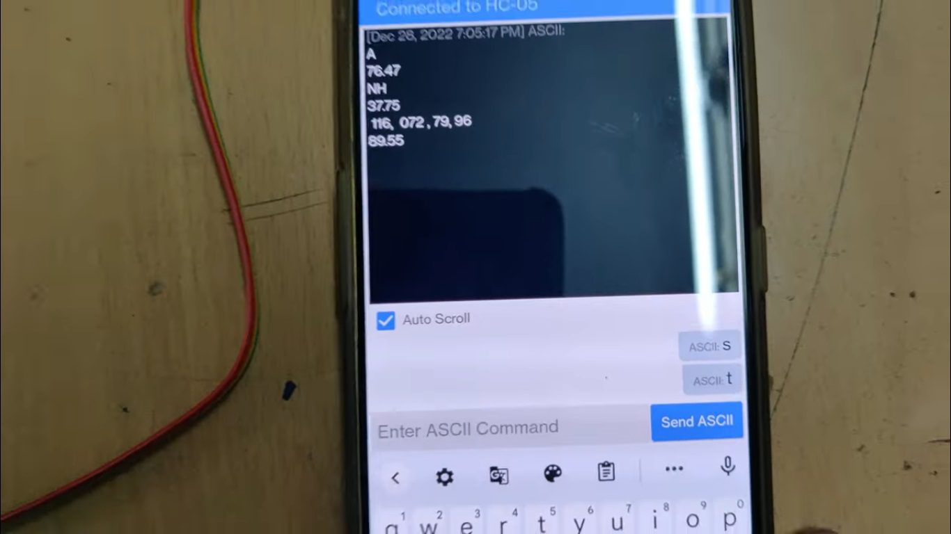 HVS-5084. Body Vitals Monitoring through Bluetooth.