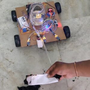 HVS-5091. FIRE FIGHTING ROBOT USING ARDUINO NANO