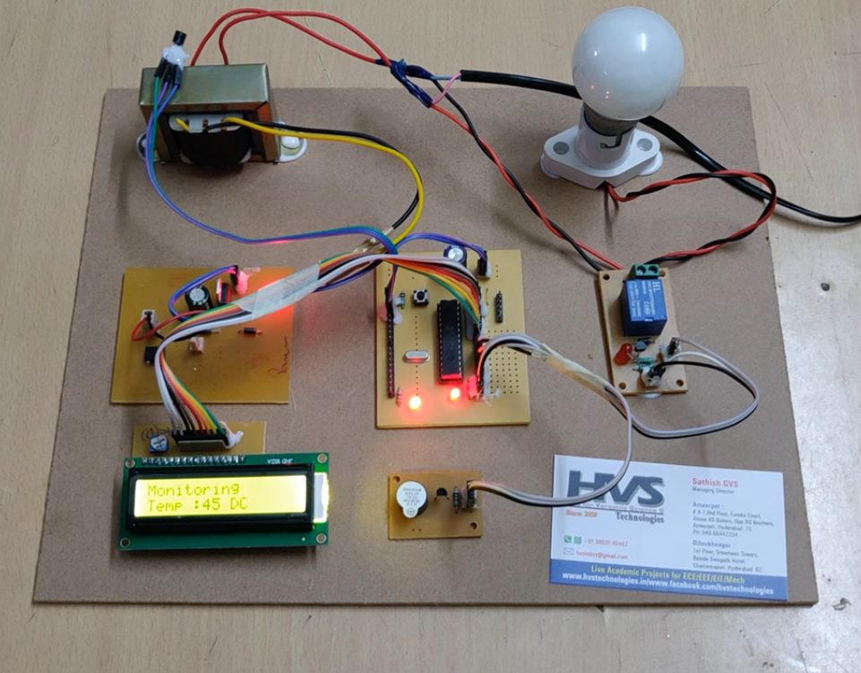 HVS-1262. Industrial High Voltage Transformer protection against overheating of transformer oil