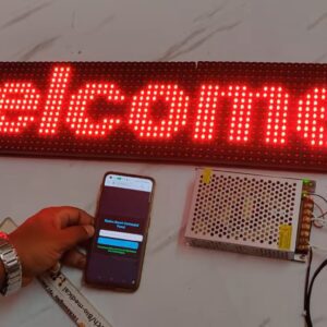 HVS-5007. Dual Control College Notice Board WiFi and GSM SMS Control.