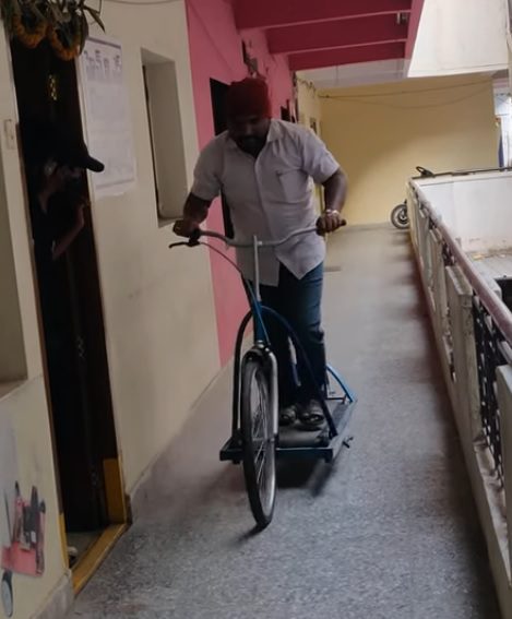 HVS-2278. FABRICATION OF TREADMILL BICYCLE