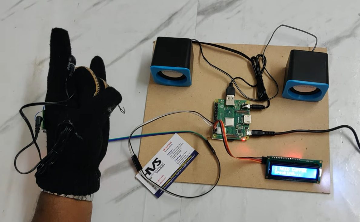 HVS-5029. Assistive Smart Glove for Sign to speech Conversation with Stress Analysis for Differently Abled