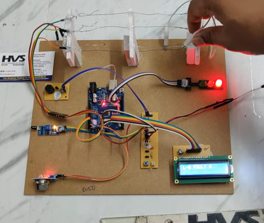 HVS-5030. Transmission Line Fault Detection Along with Fire and Smoke.