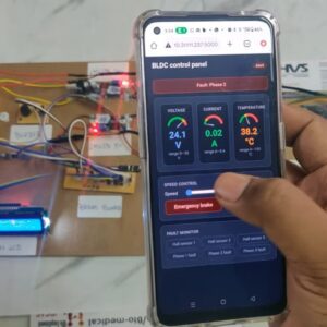 HVS-5040. Fault detection in BLDC Motor using Raspberry pi - NEMA17 24V 4000 RPM BLDC , RMCS-3002 Driver