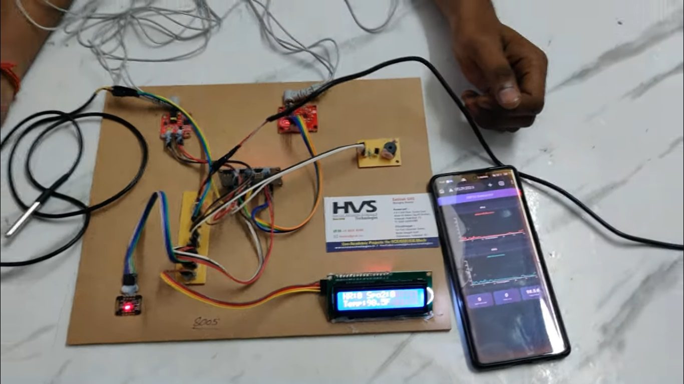 HVS-5047. Bio-Medical signal Instrumentation using ESP32.