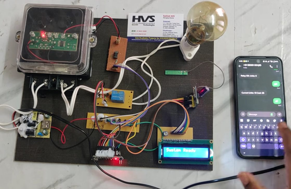 HVS-5057. Power Meter Billing and Load Control using GSM