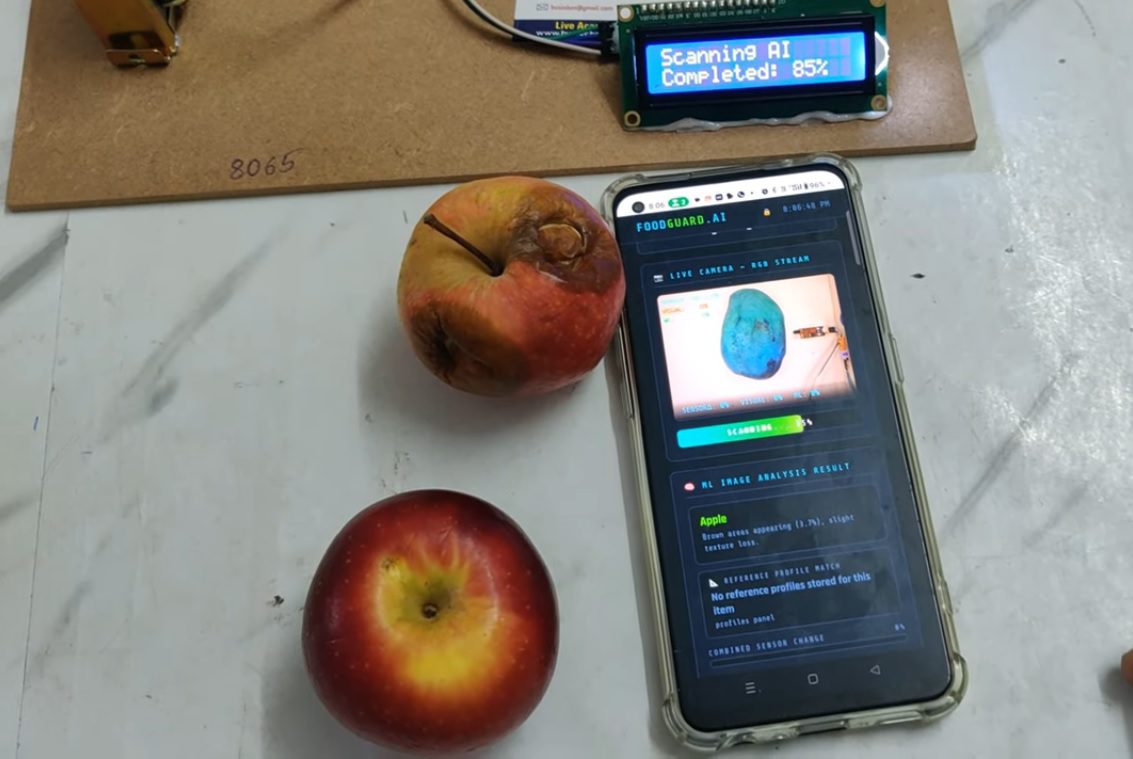 HVS-5063. Monitoring and detection of fruits and vegetables spoilage in the refrigerator based on AI ML