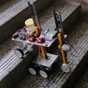 HVS-5045. Climbing Clean : A Robot That Masters the Stairs - Stairs Climbing and Cleaning Robot
