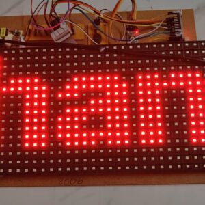 HVS-4997. Voice Based LED Notice Board using P10 LED Module Arduino Nano