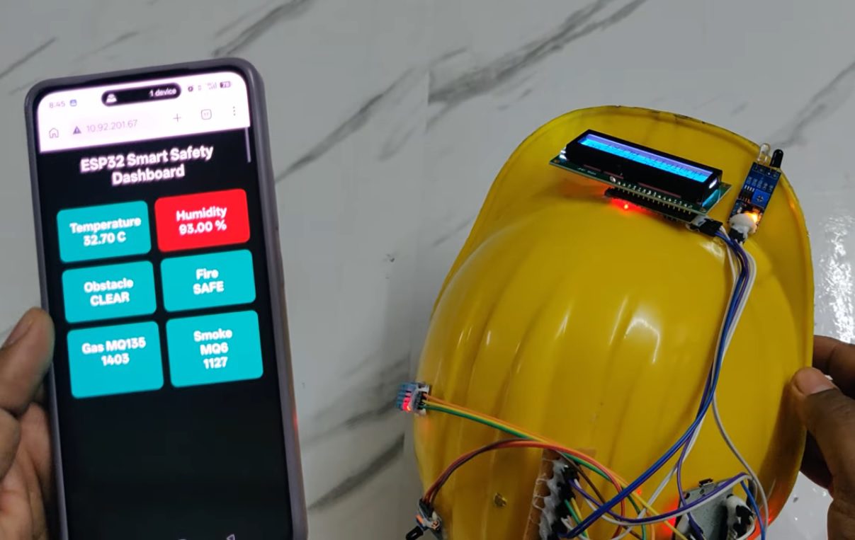 HVS-5002. IoT based Safety Helmet for Coal-Mine Workers.