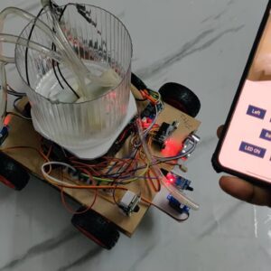 HVS-5009. Automatic Fire detection and Control with Video Surveillance using ESP32-CAM.