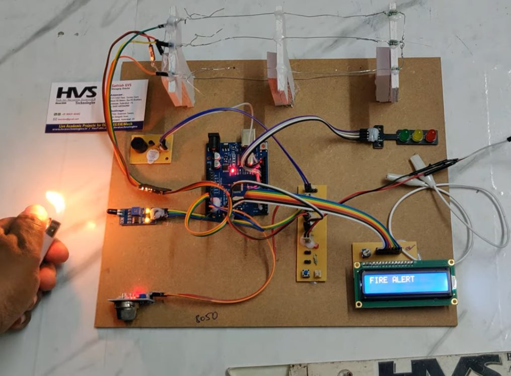 HVS-5030. Transmission Line Fault Detection Along with Fire and Smoke.