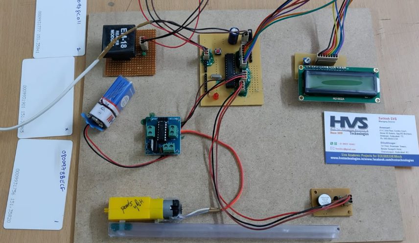 HVS-2783.  RFID BUS ticketing system using PIC MICROCONTROLLER.