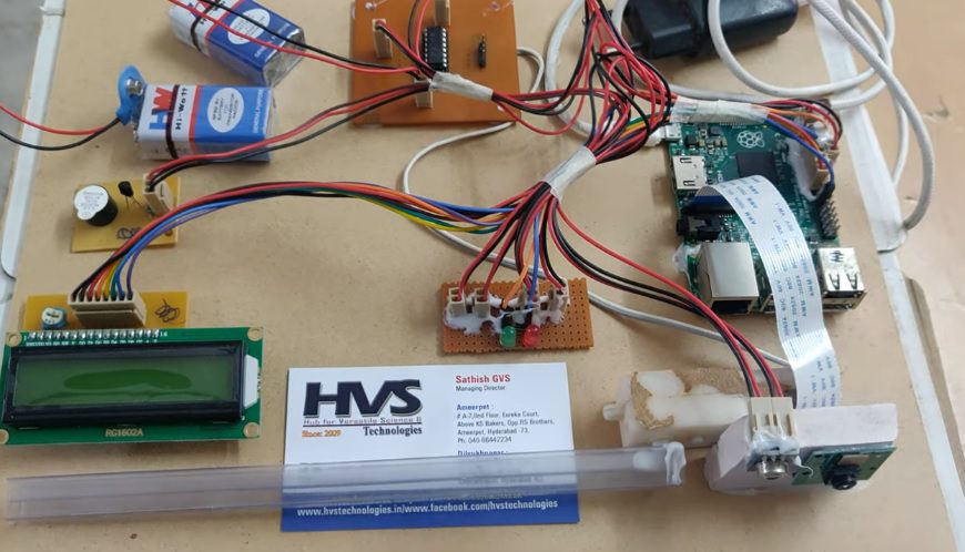 HVS-2787.  Face Mask detection and Temperature (MLX90614) based door open using Raspberry pi