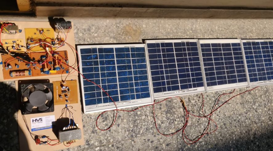 HVS-2797. Solar Powered induction Motor drive - Batteryless Solar Inverter.